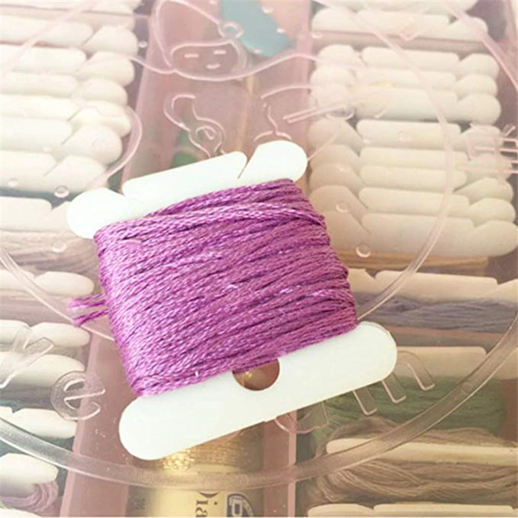 Hand Operated Yarn String Wool Winder Winding Tool with 100/200pcs Bobbin Holder