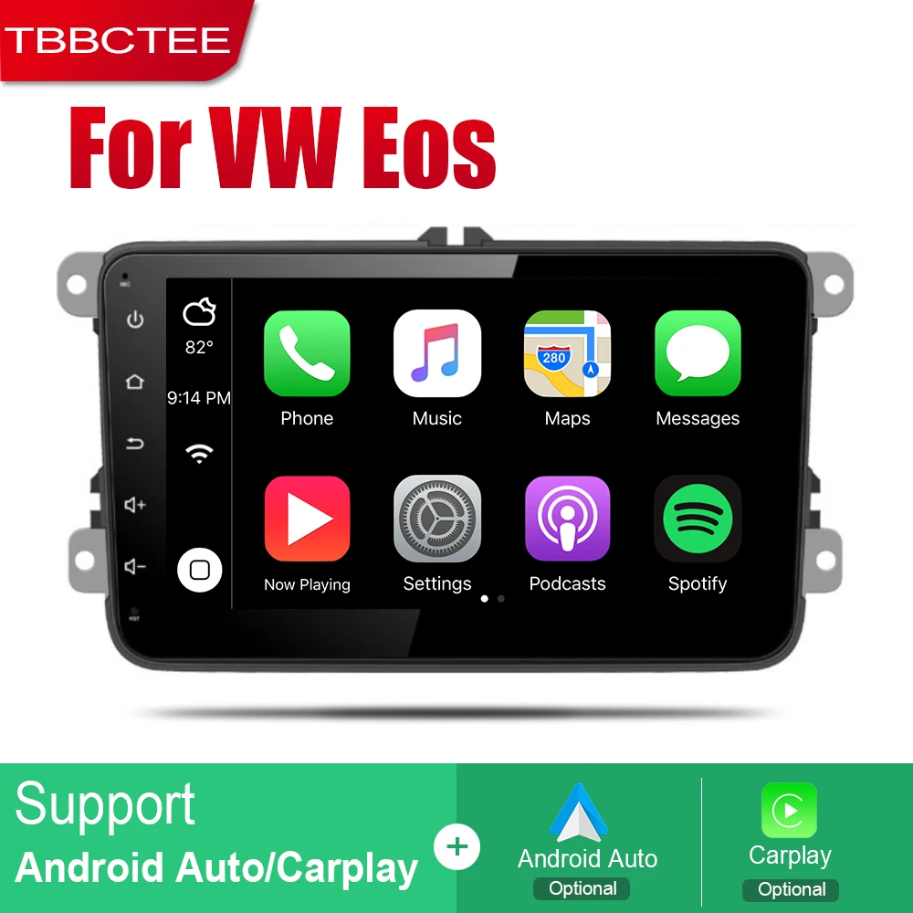 TBBCTEE Android 2 Din Авто радио для фольквасген VW Eos 2006~ автомобильный мультимедийный плеер gps навигационная система Радио стерео