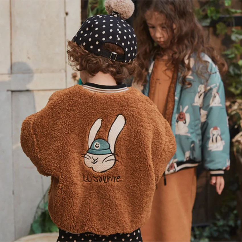 BoBomoon/ предпродажа курток для девочек Одежда для маленьких девочек на День Благодарения Одежда для мальчиков на первое Рождество куртка для девочек пальто для мальчиков