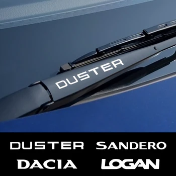 

4PCS Sport Auto Decor Decals Reflective Car Window Wiper Stickers For Renault Dacia Duster Logan Sandero Car Accessories Styling