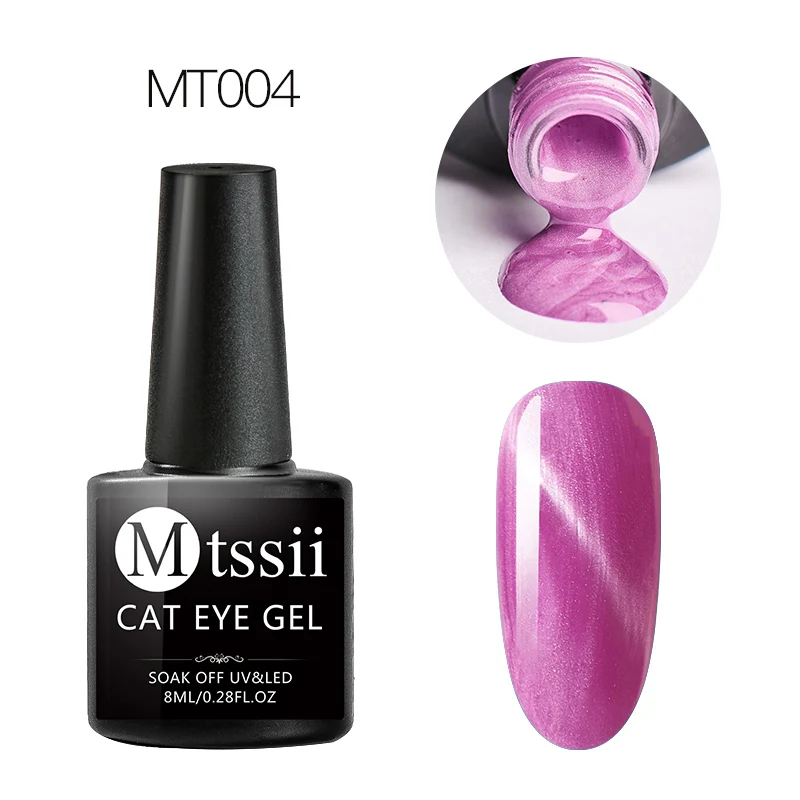 Mtssii Гель-лак для ногтей кошачий глаз Vernis Полупостоянный УФ-лак для маникюрный гель для ногтей праймер верхнее покрытие гель-лаковый хамелеон - Цвет: HHS01693