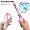 US NEW Jelly Vibrator Stick Long Anal Butt Plug Beads G-Spot Silicone Massager Adults Sex Shop Sex Toys for Couples dropshipping 1