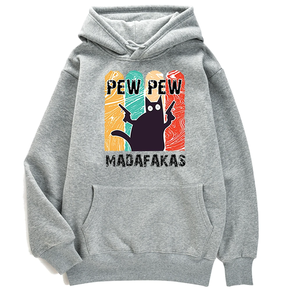 

Anime Pew Madafakas Man Hoodies Printed Fashion Streetwear Fleece Warm Thicken Streetshirt Crewneck Pocket Pullover Hoody Unisex