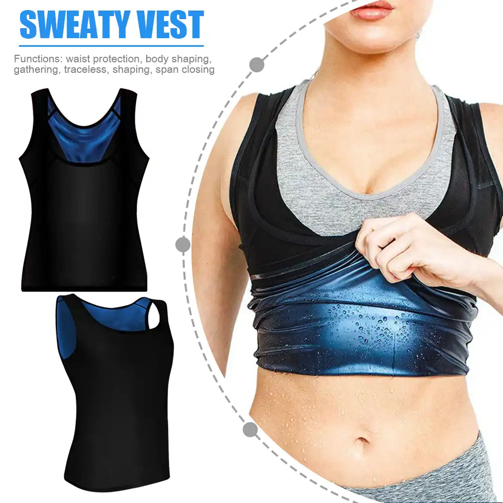 head fitness neoprene sauna vest
