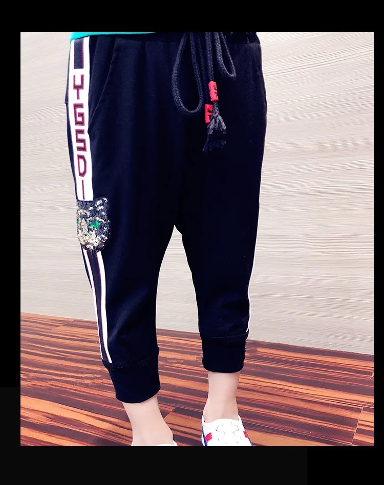 Summer Crawler Casual Boys' Sports Pants New Style Children Side Stripes Children Cat Shorts Batch