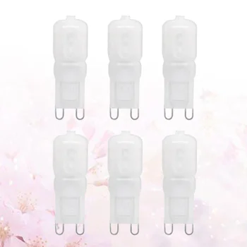 

6pcs LED Light Bulb 3W Replacement G9 Dimmable Corn Light Bulb for Desk Lamps Lighting Fixtures Chandeliers