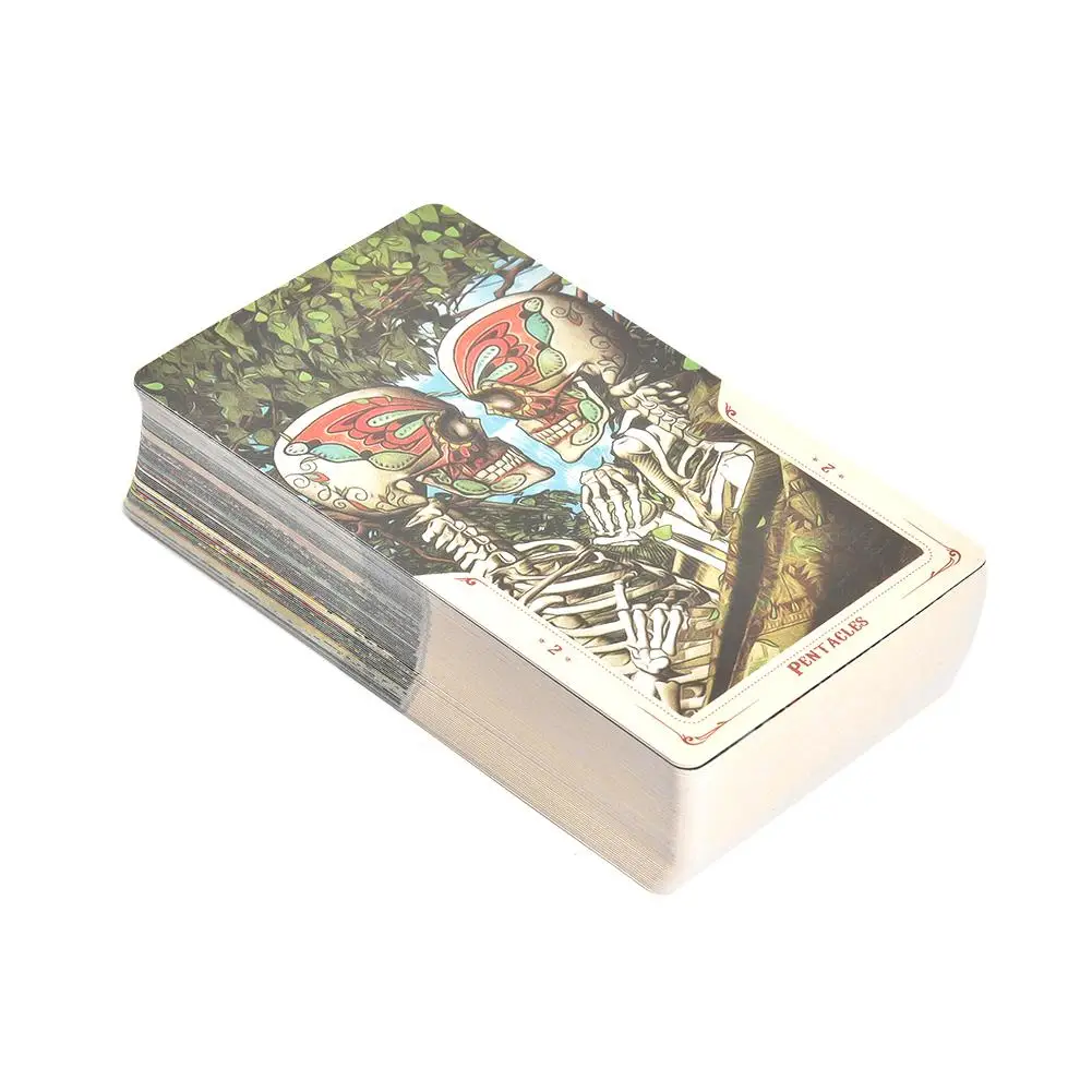 78 листов Санта Муэрте карты Таро доска коробка для карточных игр вечерние настольные игры Игральные карты Семейные развлечения