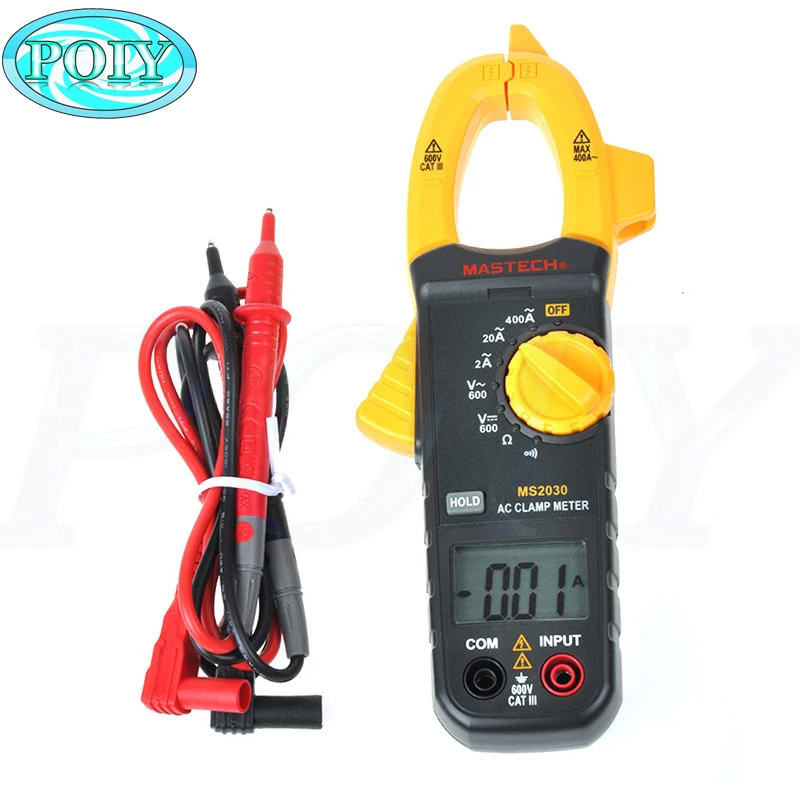 Mastech Ms30 2a 400a Mini Ac Digital Clamp Meter Multimeter Ac Dc Voltage Ac Current Resistance Diode Multimeters Aliexpress