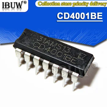 

10PCS CD4001BE DIP14 CD4001 DIP-14 CD4001BD DIP