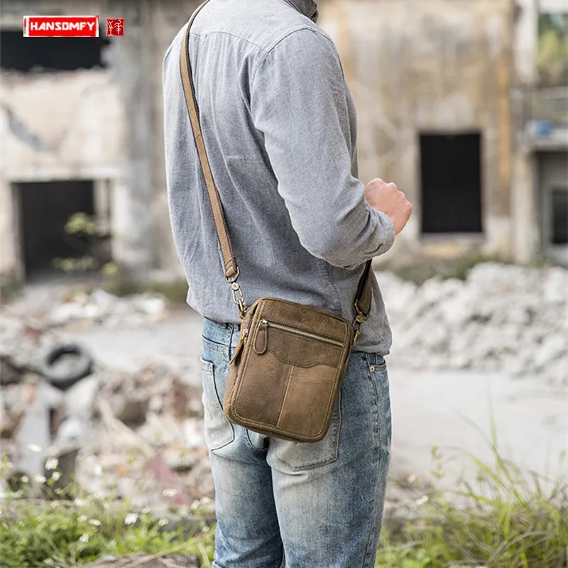 2020 Новая мужская сумка мессенджер маленькая Мужская поясная мини через плечо