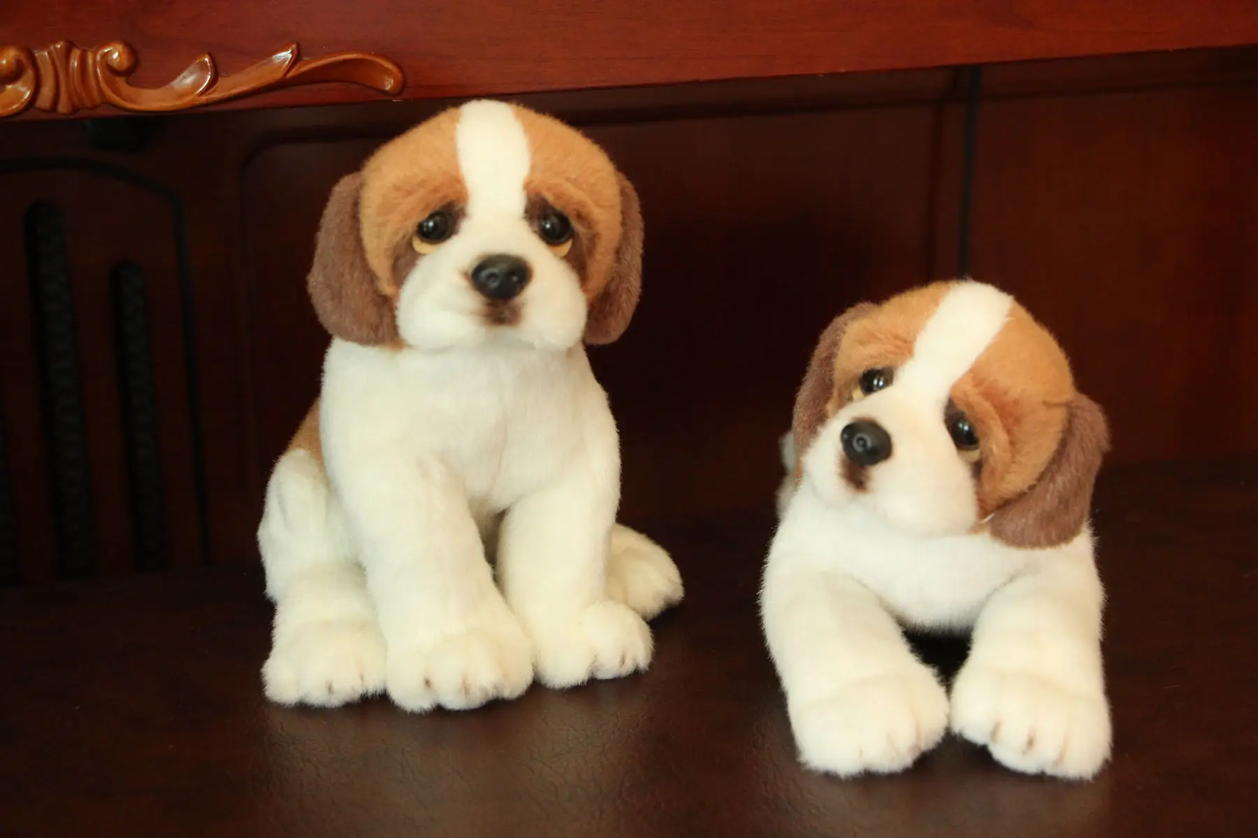 Plush Toy Dog New Bernard Doll Cute Swiss Saint Bernard Simulation