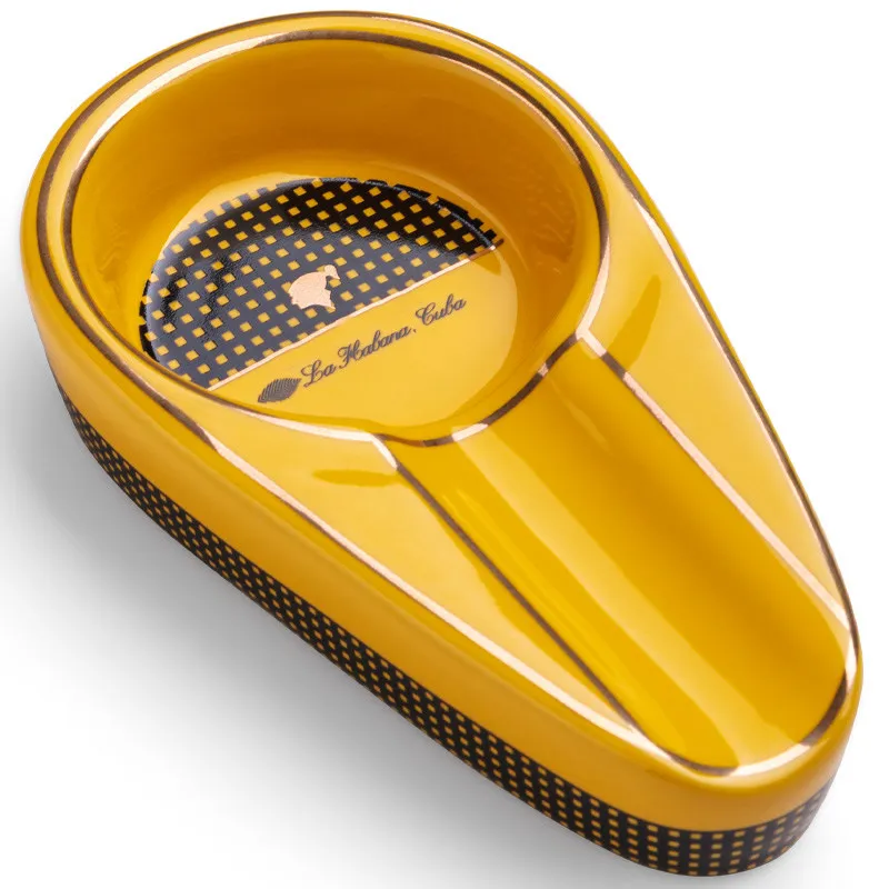 COHIBA Керамическая Мини-пепельница для сигар маленькая 1 сигары держатель
