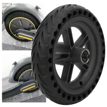 

Portable Durable Electric Scooter Cellular Rear Wheel Fit for Xiaomi Electric Scooter Black Rubber Tire Wear Resistant Accessory