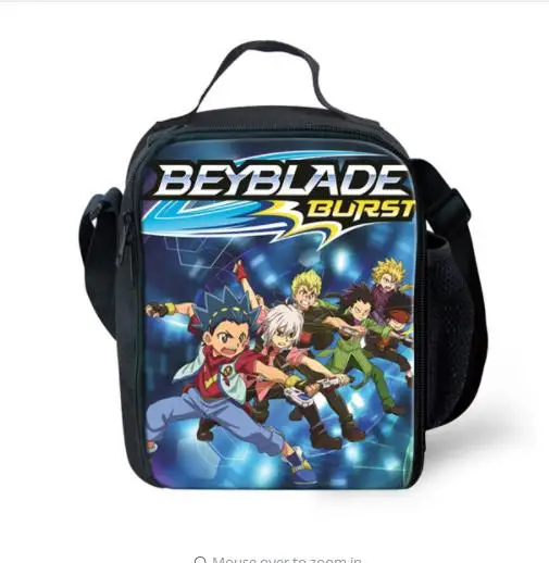 Модная школьная сумка Beyblade для мальчиков-подростков с принтом героев мультфильмов, Школьный набор, Детские крутые школьные сумки, рюкзак с сумкой для ланча