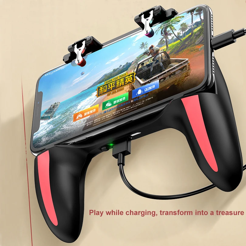 H10 Gamepad Pubg Controller Cooler Fans 2500/5000mAh Game-Controller Android Joystick Mobile Game Pad Fire Trigger Fire Button