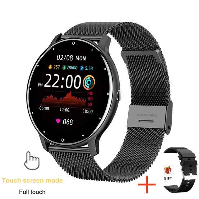 2022 New Smart Watch Men Full Touch Fitness Tracker IP67 waterproof Sports Fitness Watch Ladies Smartwatch for Xiaomi phones+Box 