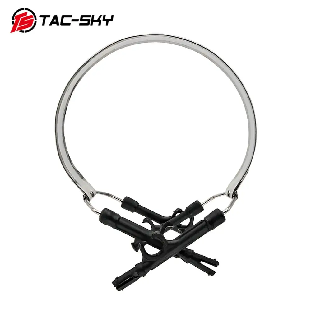 TAC SKY portable headband hoop bracket for military tactical shooting peltor microphone headset replacement headband hoop