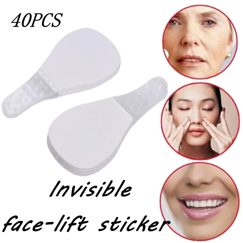 

Women Makeup Invisible V-Line V Face Shape Stickers Slimming Tools Lines Neck Chin V Shaper Lifting Tapes 40 Pcs/Set