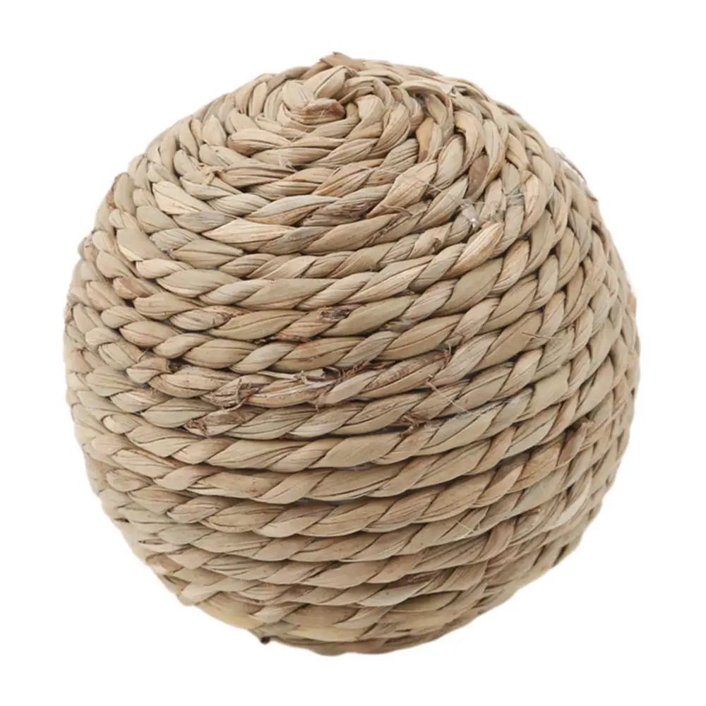 Ball-2 Ellenmar птицы попугай Кролик ротанг соломенная веревка мяч игрушка DIY аксессуары грызть игрушки - Цвет: Ball-2