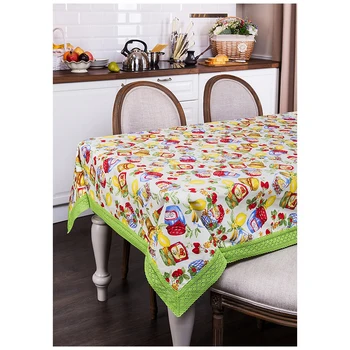 

Tablecloth Jam 140X180cm, 100% Cotton Champagne, Lace Home and kitchen products