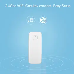 Умный wifi датчик утечки воды детектор независимый датчик утечки воды охранная сигнализация мобильное приложение управление