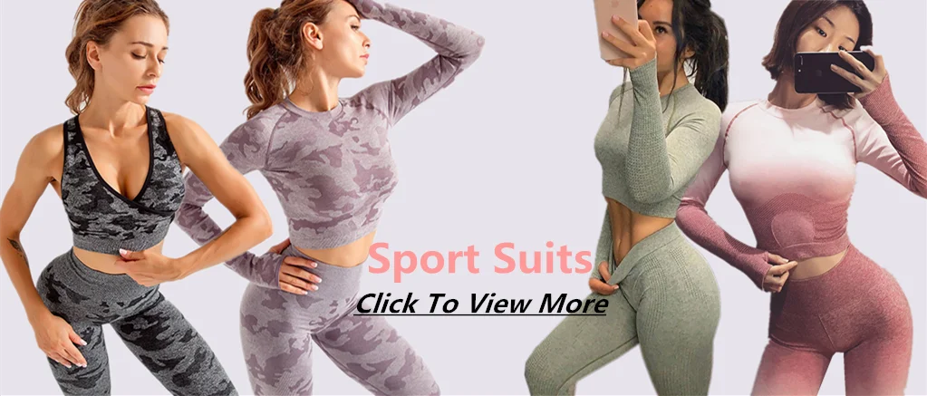 Yoga Set Women Fitness Gym Clothing Sport Suit Seamless Hollow Out Long Sleeve Crop Top High Waist Workout Leggings Sportwear