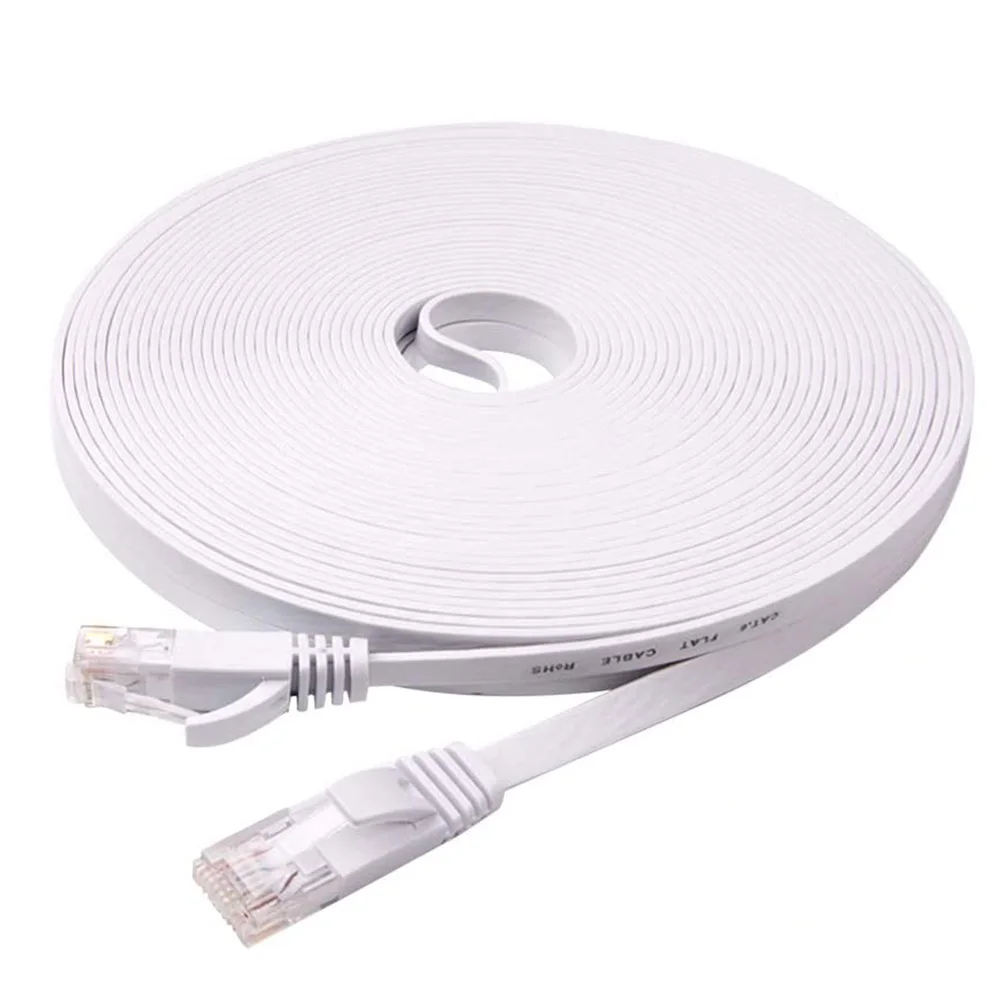 Кабель Ethernet CAT 6 0 5 м 1 м 2 м 3 м 10 м 15 м 20 м 30 м плоский сетевой кабель RJ45 для