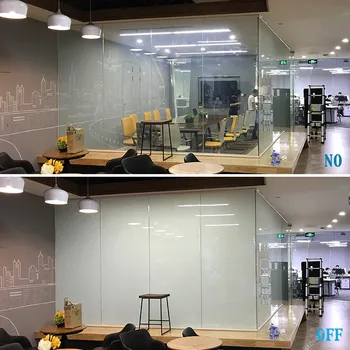 

SUNICE CLEAR to OPAQUE Glass Sticker Electronic Window Glass Film (self-adhesive) Smart Film CUSTOMIZED