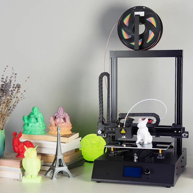 Новейшая модель; Ortur 3D-принтеры Ультра тихий драйвер с прямым приводом экструдер с двойной Z ось линейная направляющая с высоким уровнем Скорость 3D-принтеры поиска печать