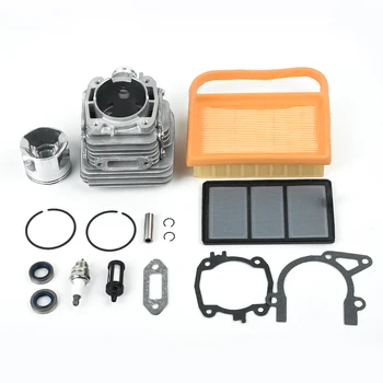 

Air Fuel Filters Cylinder Piston Spark Plug Parts Set Kit For Stihl TS410 TS420