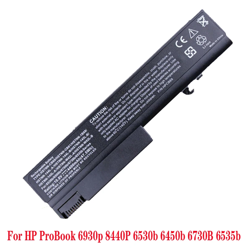 4400 мАч 6 ячеек Аккумулятор для ноутбука hp ProBook 6550b 6555b Compaq 6530b аккумулятор 6535B 6730B 6735B