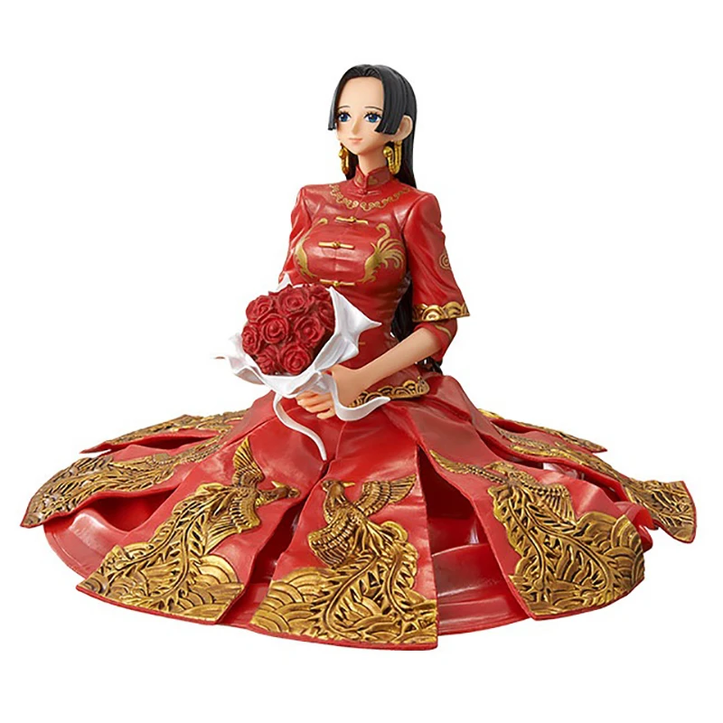 One Piece Anime Model Snake Princess Boa Hancock Kimono Wedding Action Figure Statue Collection Toy Desktop Decoration Figma Action Figures Aliexpress