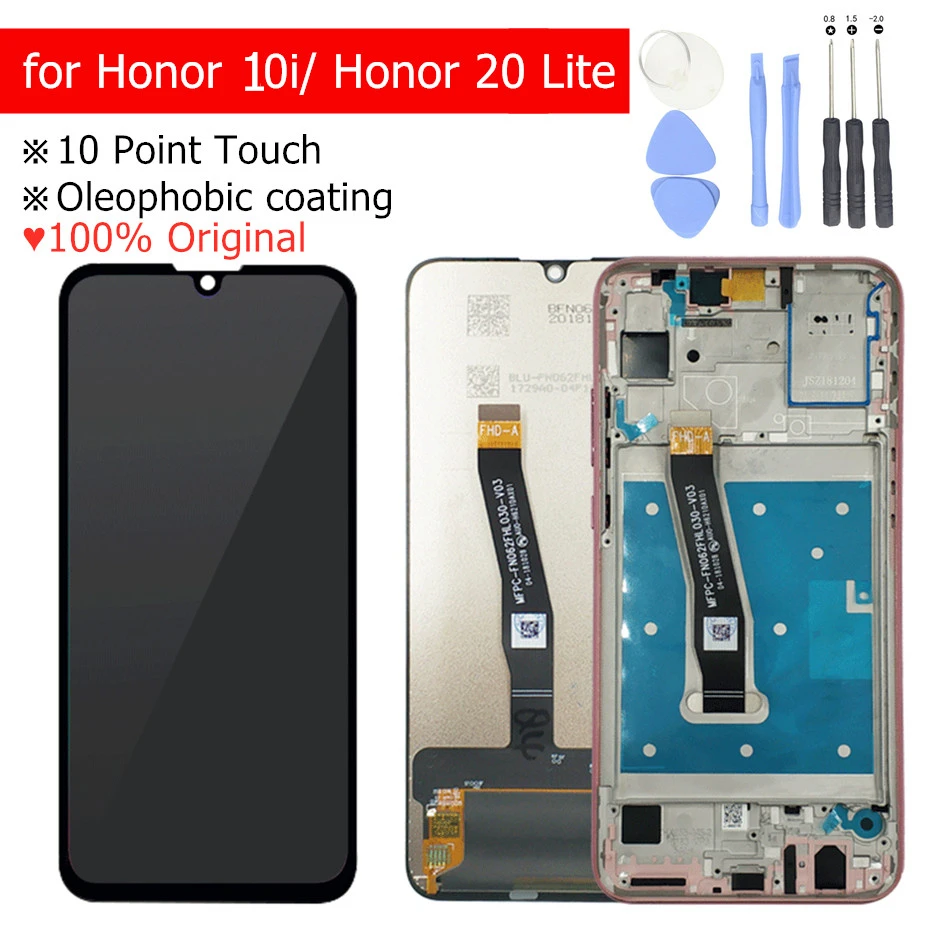 

Original for Huawei Honor 10i LCD Display Touch Screen with Frame LCD Digitizer Display Honor 20 Lite Assembly Repair Parts