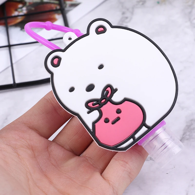 Funny Cartoon Silicone Bath Shower Hand Sanitizer Bottle Holder Portable Funny Cartoon Silicone Bath Shower Hand Sanitizer Bottle Holder Portable