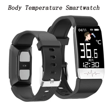 

Body Temperature Smart Watch Waterproof Bluetooth Sport Smartwatch For Men Women Heart Rate Monitor Bracelet Band For IOS Andoid