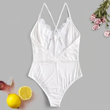 

Hot Sale Lace Body suit Sexy Womens Lingerie One Piece Plus Size Lace Babydoll Underwear Lingerie Sleepwear Fashion Nightwear LW