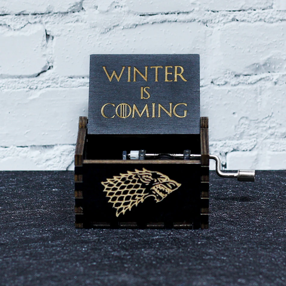 Game of thrones Горячая антикварная резная деревянная ручная кривошипная музыкальная шкатулка королевы Игра престолов для моей Goigeous жены тема музыкальная шкатулка Рождественский подарок на день рождения - Цвет: Game of thrones