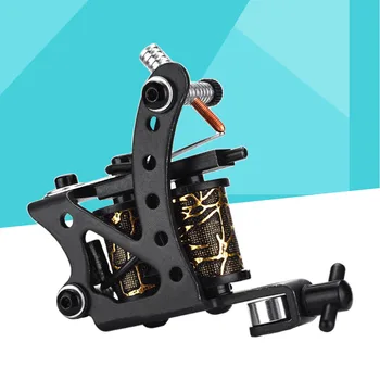 

1 Pc Tattoo Machine Prime Black Handmade Durable 8 Warps Coil Shader Tattoo Machine Liner for Body Art