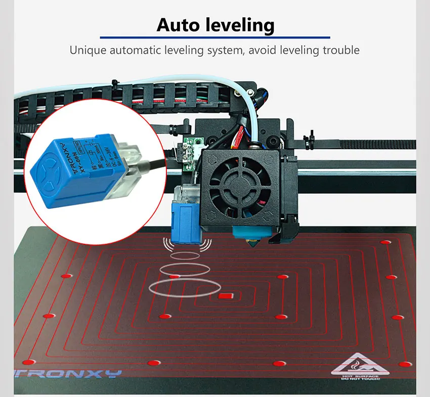 Tronxy X5SA-400 PRO 3d принтер новейший Модернизированный CoreXY DIY OSG двойная ось внешней направляющей Titan экструдер гибкий материал