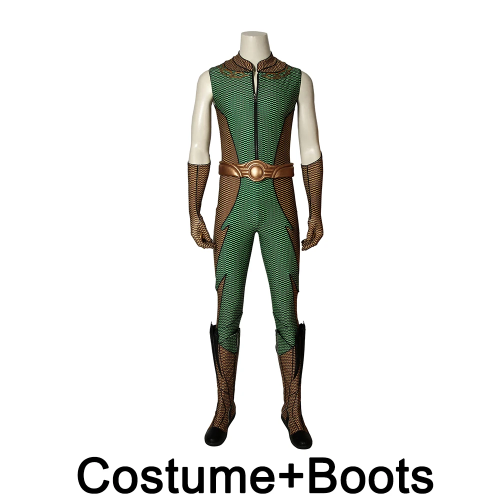 Глубокий костюм для косплея Кевина для мальчиков; Сезон 1 - Цвет: Costume Boots