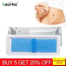 Силиконовый шрам гель лист эффективный ремонт кожи патч удаление шрамов Лечение гель для угревой сыпи травма ожога цезарево хирургии 12*3,5 см