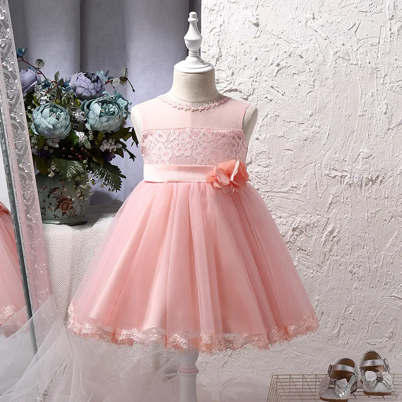 

Summer Girls Dress Children Princess Host Performance Puffy Formal Dress Little Girl chao yang Gas Birthday Dress