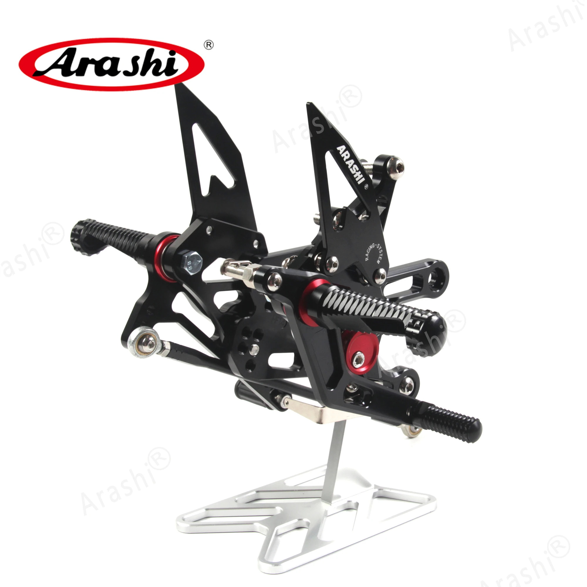 ARASHI для KAWASAKI NINJA ZX10R 2008 2009 2010 ЧПУ Регулируемая подножка Rearset ZX-10R ZX 10R подножки Задние подножки