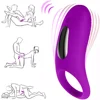 Vibrating Penis Ring Men Cockring Clitoris Stimulate Vibrator Delayed Premature Ejaculation Rings Adult Sex Toys For Couples 1