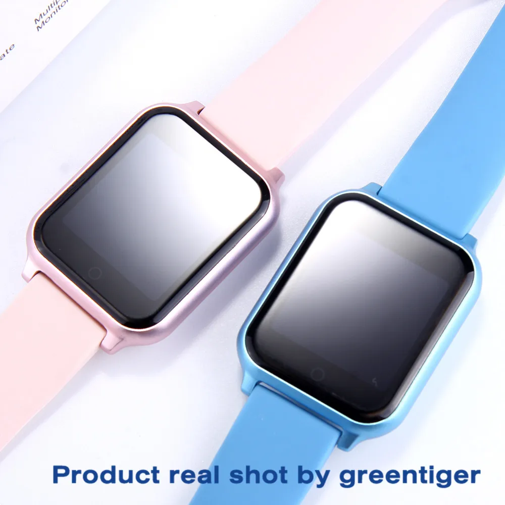 Greentiger B58 gps Смарт часы для мужчин монитор сердечного ритма кровяное давление погода Smartwatch фитнес трекер Водонепроницаемый VS B57 F10