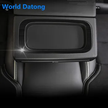 

Interior Rear Water Cup Holder Frame Cover Trim Decoration Sticker Stainless Steel Trim 1pcs for VOLVO XC60 2018 2019 2020