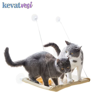 

Window Pet Cat Hanging Beds Hammock Sunny Seat Window Swing Bed with Suction Cup Detachable Shelf Seat Beds for Kitten Cat