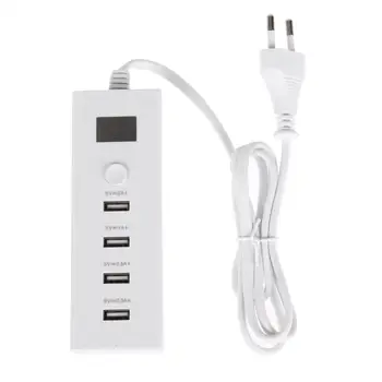 

4 Ports Multifunction USB Charger Quick Charging Smart Plug Power Strip 5V 2A Extension Socket Home Electronics EU Charger