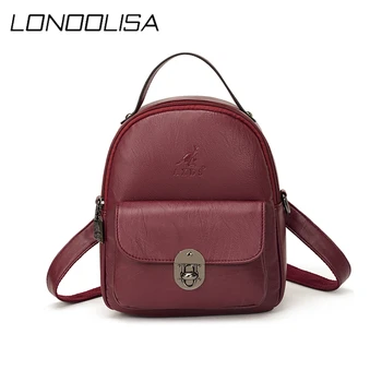 

Small Luxury Designer Backpack Women PU Leather Multifunction Backpacks for School Teenagers Girls High Quality Travel Back Pack
