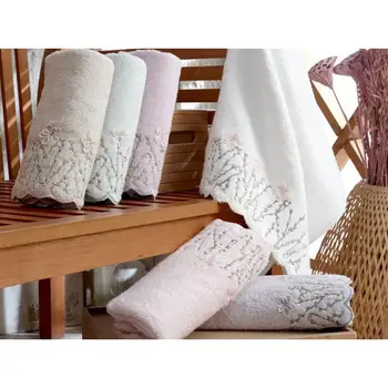 

Flowers Lotus Velvet 3 PCs Hand Face Towel